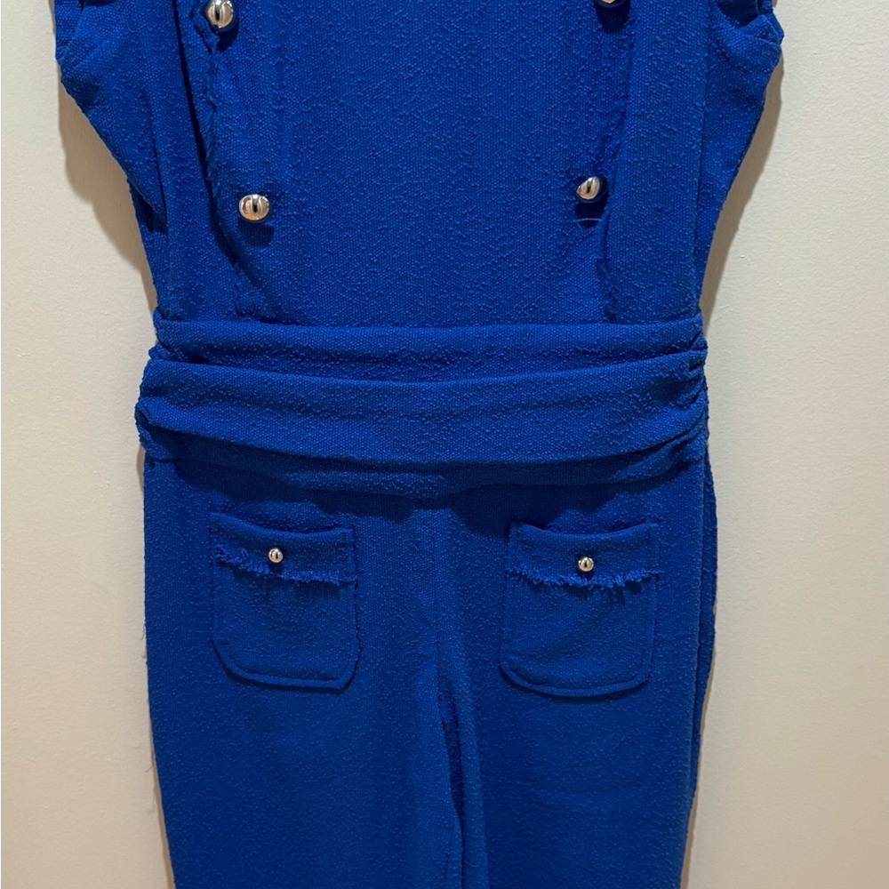 INC International Concepts Royal Blue Jumpsuit